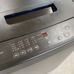 アイリスオーヤマ 全自動 洗濯機 5.0Kg 2024年製 IAW-T504-B 黒 未使用品に近い 札幌市東区