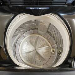 アイリスオーヤマ 全自動 洗濯機 5.0Kg 2024年製 IAW-T504-B 黒 未使用品に近い 札幌市東区