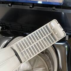 アイリスオーヤマ 全自動 洗濯機 5.0Kg 2024年製 IAW-T504-B 黒 未使用品に近い 札幌市東区