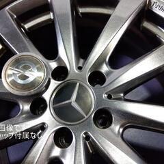 冬 ベンツ Cクラス【富山】☆美品☆スパルコ W205 ヨコハマ 225/45R18 冬 245/40R18 中古4本 車検対応（ベンツ純正センターキャップも対応）