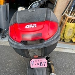 アドレスv125s リアボックス