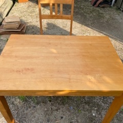木製テーブル＆椅子セット