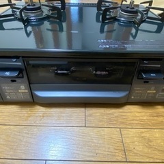 2021年製 Rinnai / リンナイ ガステーブル KG66VGR LPガス プロパンガス 右 強火 両面焼きグリル ガスコンロ LPガス用 ラクシエ