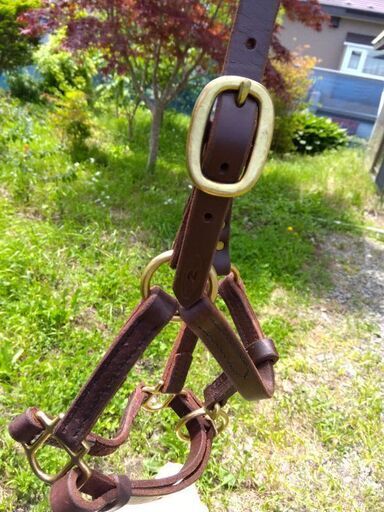 当歳　革無口頭絡　ニューボーンサイズ 　新品未使用