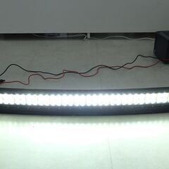 千歳市/恵庭市 湾曲LEDライトバー 126cm カー用品 作業灯 
