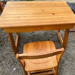 無垢材テーブル&椅子セット