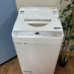 I355 🌈 ジモティー限定価格！ SHARP 洗濯乾燥機 （洗濯5.5㎏ 乾燥3.5㎏） ⭐ 動作確認済 ⭐ クリーニング済