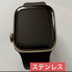 美品　Apple watch 7 ステンレス　セルラー モデル ...