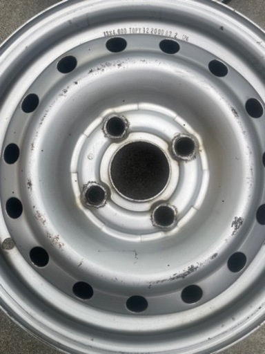 13インチ 異色デザイン 鉄チンホイール pcd100 5j+45 4本セット 13インチ 異色デザイン 鉄チンホイール pcd100 5j+45 4本セット 13