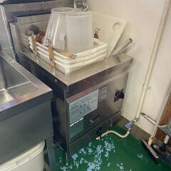 ゆでがま、ガス台、流し台