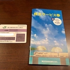 JR株主優待券(4割引)1枚+クーポン冊子