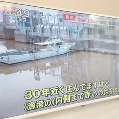 白！40型テレビ