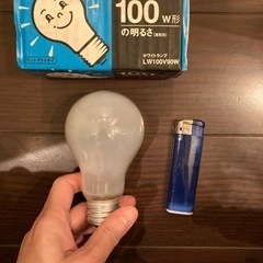 電球⑥ TOSHIBA 白熱球100W形　電球色