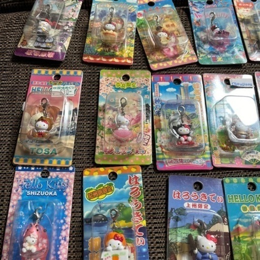 ハローキティ ファスナーマスコット 44個 ハローキティ ご当地限定