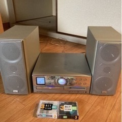 家電 オーディオ スピーカーMD CD DVDコンポ