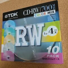 ＴＤＫ CD-RW ７００ＭＢ color MIX 4x対応　1...