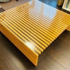 家具 アルモニア　センターテーブル　ダイニングテーブル　ローテーブル　強化ガラス　