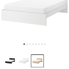 ベッドフレームのみ　ダブル　IKEA MALM