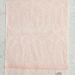 新品 シンプル フェイスタオル 34×80cm ① ピンク 綿100%