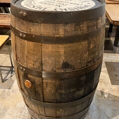 【送料無料】山崎 YAMAZAKI 樽テーブル ウイスキー樽 樽テーブル YAMAZAKI/山崎 1923年 移動キャスター付