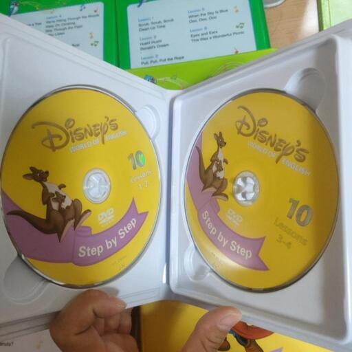【即日お渡し可！】Disney ディズニー　英語　DWE　ステップバイステップ新子役DVD1-12+ガイド本 即日お渡し可！】Disney ディズニー 英語 DWE ステップバイステップ新