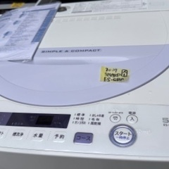 🟧洗濯機17 SHARP 2017年製 5.5kg 大阪市内配達...