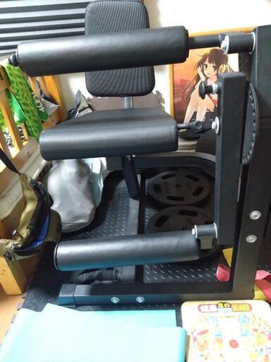 モリヤ レッグエクステンション レッグカール マシン 筋トレ【引き取り