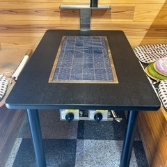 業務用鉄板焼きテーブル x 1台（都市ガス用）