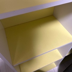 黄色　カラーボックス　2つ