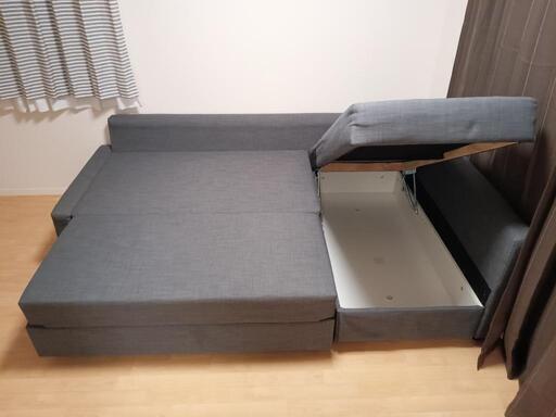 受け渡し予定者決定しました】IKEA FRIHETEN フリーヘーテン 収納付き