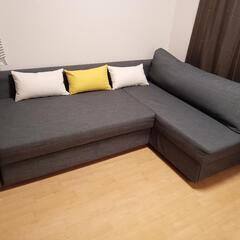 受け渡し予定者決定しました】IKEA FRIHETEN フリーヘーテン 収納付き 