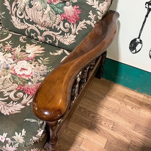 karimoku カリモク コロニアル 2Pけソファ 16万 セパレート クラシック