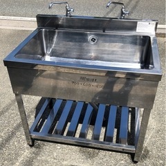 ⭐︎中古品 1槽シンク 900×600×800mm 厨房用品⭐︎