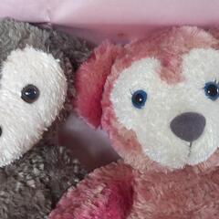 染色ダッフィー・シェリーメイ・ リメイク品 2体セット Sサイズ