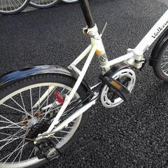中古自転車3076 前後タイヤ新品！ 折り畳み フォルクスワーゲン