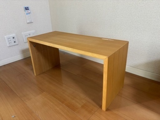 無印良品　コの字家具　タモ