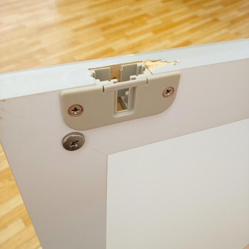 ☆ジモティ割あり☆ 松田家具 レンジボード ホワイト クリーニング済