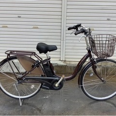 391 ブリヂストン新機種電動アシスト自転車アシスタ26インチブラウン 