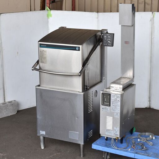 【ヤ取終了7/22】≪yt1362ジ≫ ホシザキ 業務用食器洗浄機 JWE-680B 50HZ 2019年 ブースター WB-11KH-2 LPガス用 2018年 動作未確認現状品 60317-05