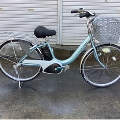 406 パナソニック新機種電動アシスト自転車viviNX26インチブルーアルミ