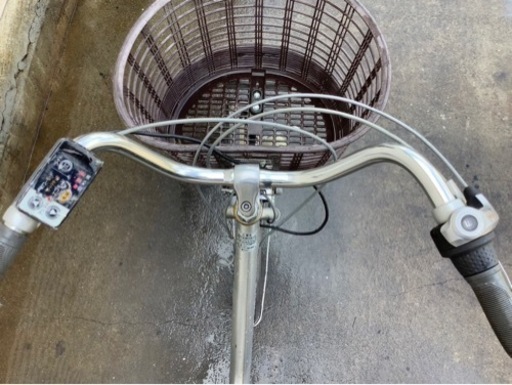 407 パナソニック新機種電動アシスト自転車viviALFIT26インチシルバー