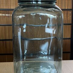【希少】昭和初期のガラス製海苔瓶・気泡＆ヨレあります！