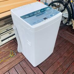 AQUA 全自動電気洗濯機 2017年製 5kg AQW-S50...