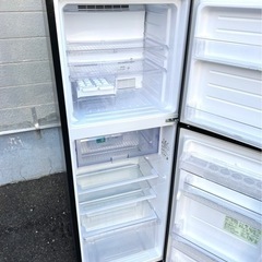 札幌市内配送可 21年製 SHARP シャープ 225L 2ドア冷凍冷蔵庫 SJ-D23F-S 右開き シルバー