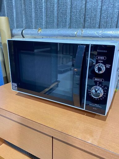 【TOSHIBA 東芝】電子レンジ ER-SM17 2020年 50/60Hz 一人暮らし 単身 シンプル操作 フラット庫内 単機能