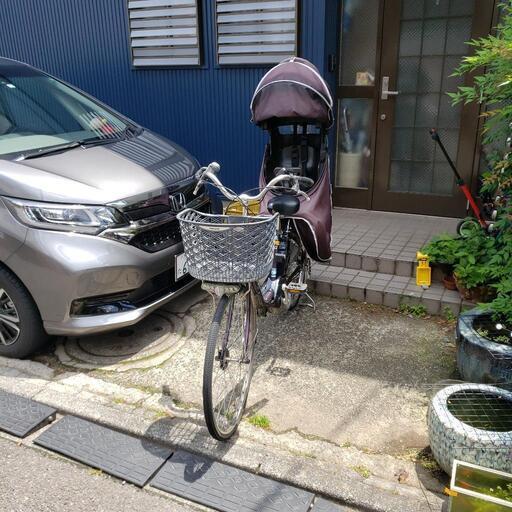 チャイルドシート付き電動自転車