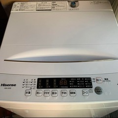 【ネット決済】Hisense2022年製　洗濯機