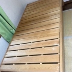 檜のベッド　耐震・家具 ベッド シングルベッド