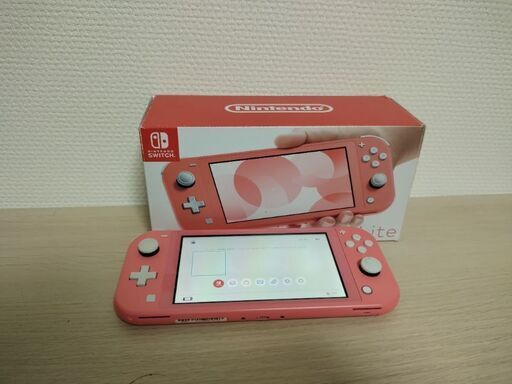 訳あり NintendoSwitchライト ピンク 箱あり 任天堂 スイッチ