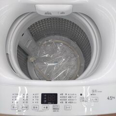 ★ジモティー割引有★ Haier 4.5kg全自動電気洗濯機 JW-U45A 2022 年製 中古品